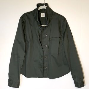 CAbi Crossroads Jacket, size medium, olive green